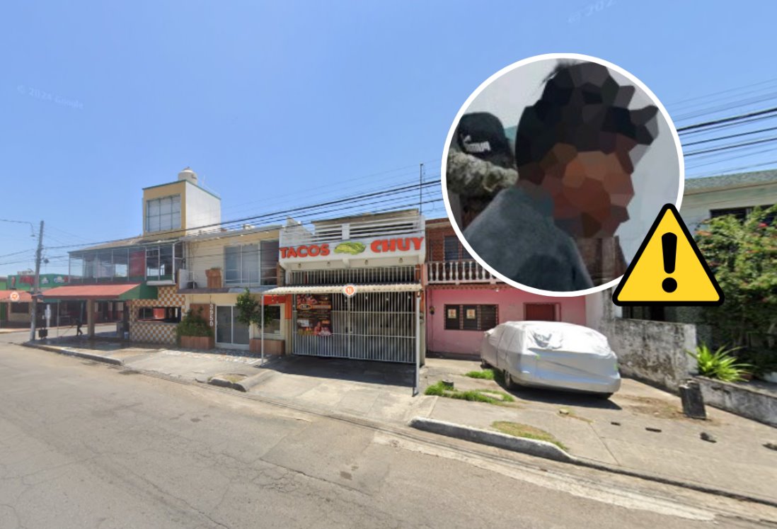 Detienen a hombre acusado de intentar abusar de menor en restaurante del Centro de Veracruz