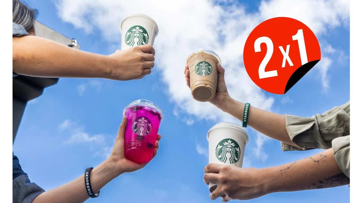 Starbucks pone bebidas al 2x1 en fin de año, así aplica la promoción