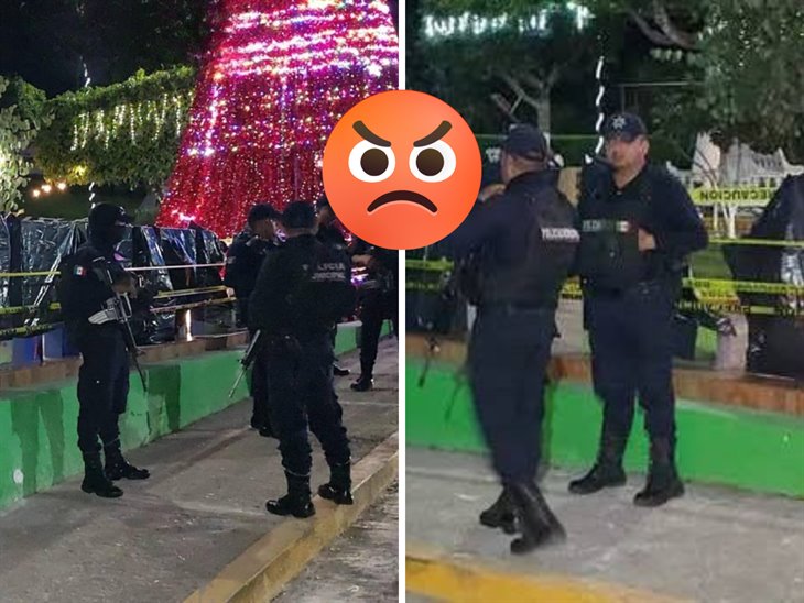 Policías municipales agreden a ciudadanos en Tenochtitlán; ¿cuál fue la razón?