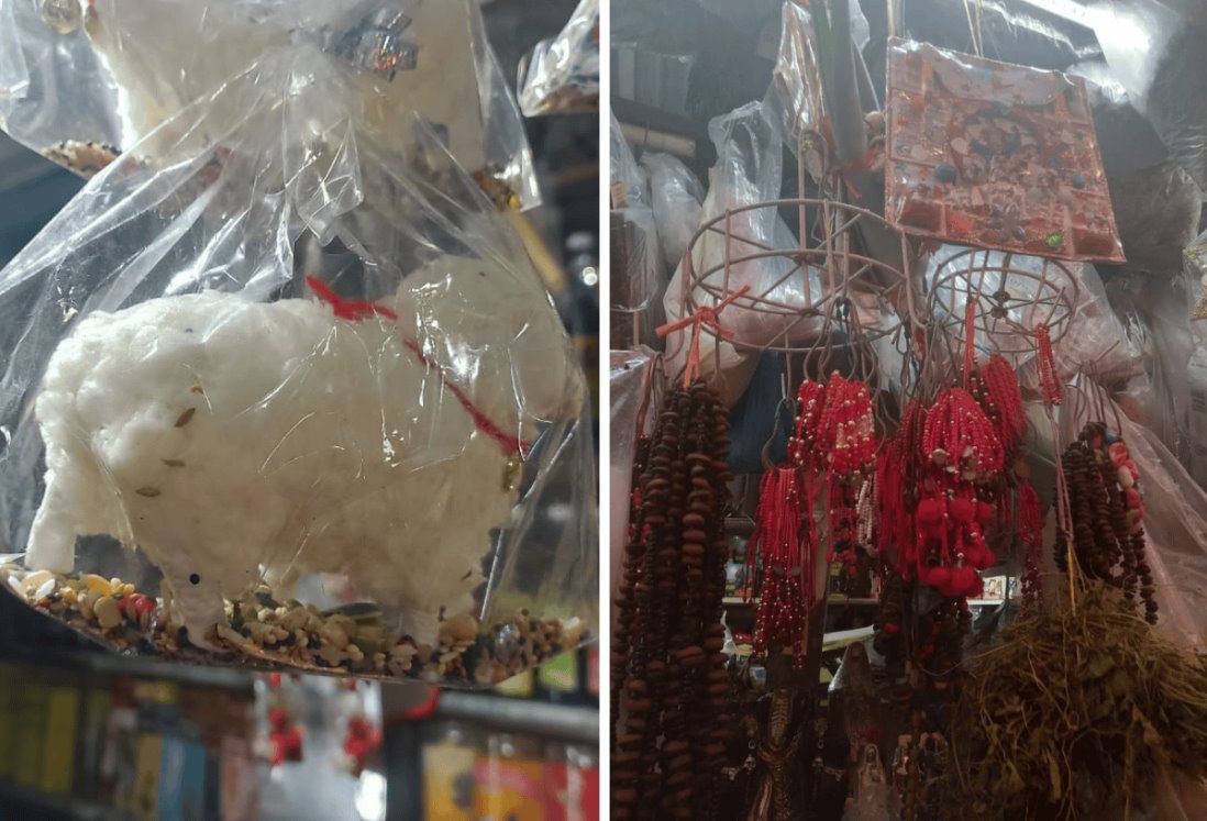 Repunta venta de productos esotéricos en mercados de Veracruz; compran para la buena suerte