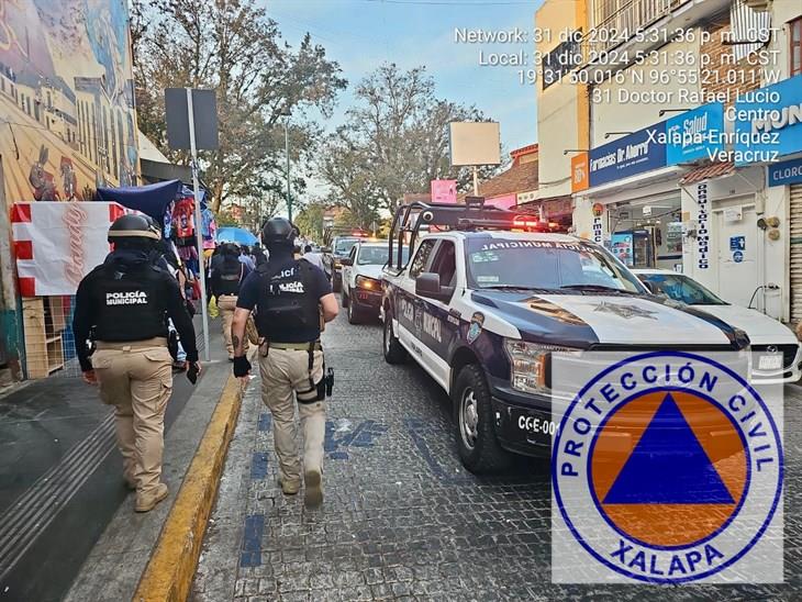 Decomisa Ayuntamiento pirotecnia en el Centro de Xalapa 