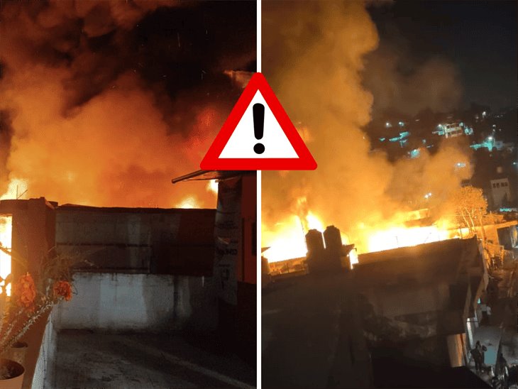 Incendio arrasa con local de material reciclable en Xalapa; en pleno Año Nuevo