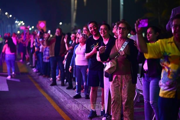 Con un desfile se recibió el Año Nuevo 2025 en la zona Veracruz – Boca del Río