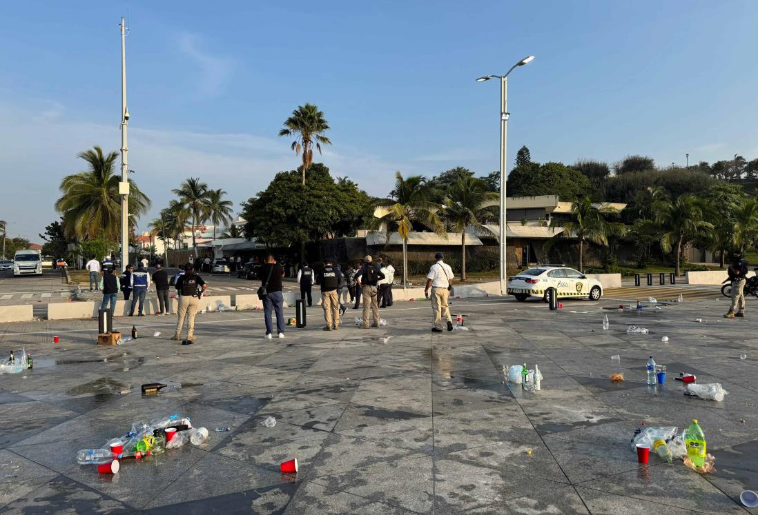 Realizan operativo Barrido en Boca del Río tras amanecer de Año Nuevo 2025 | VIDEO
