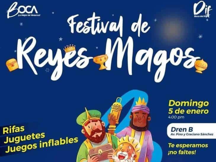 Invitan a celebrar el Día de Reyes Magos en Boca del Río