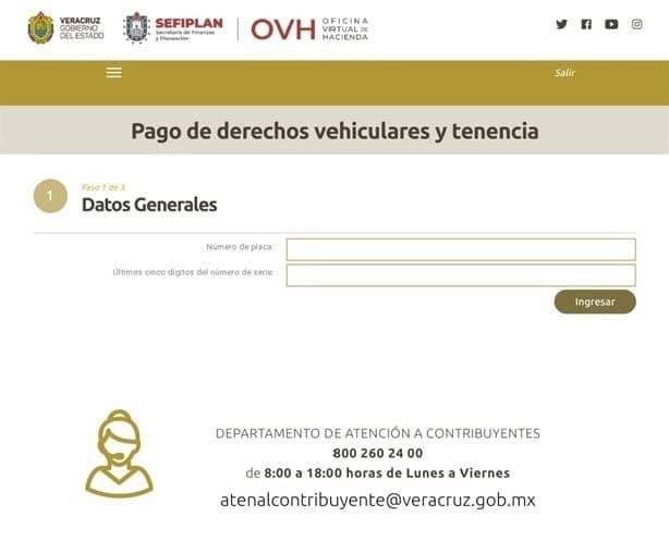 Guía paso a paso para pagar adeudos y derechos vehiculares en Veracruz