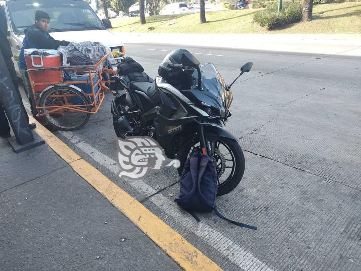 ´Influyente sujeto´ causa accidente en avenida Lázaro Cárdenas de Xalapa