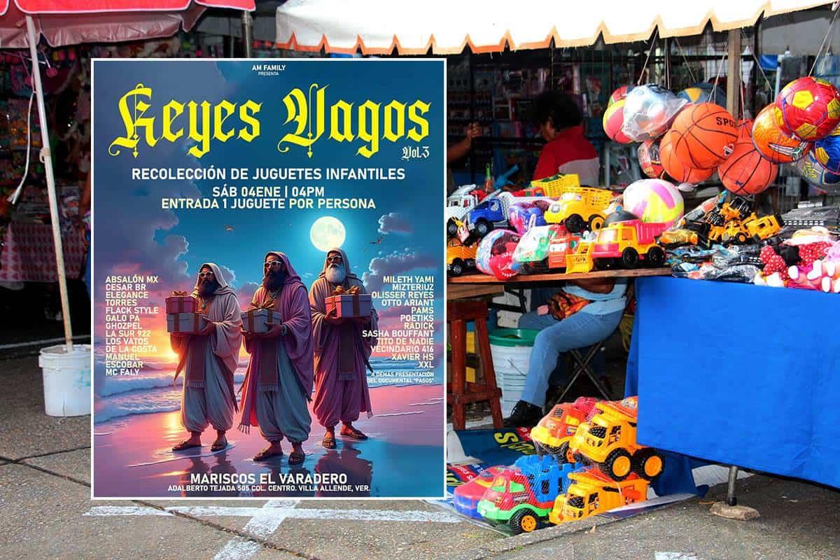 Reyes Vagos 2025: donación de juguetes une a raperos del sur de Veracruz, ¿cuándo y dónde?