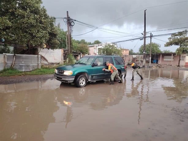 Activan plan DN-III-E tras lluvias en el puerto de Veracruz