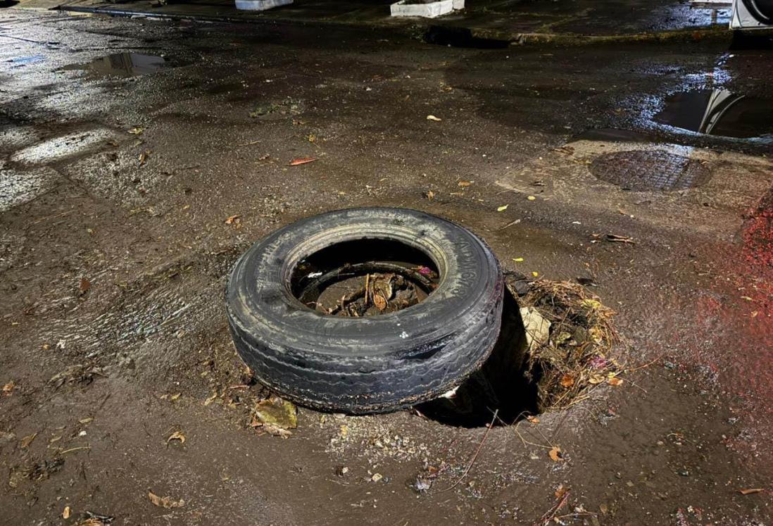 Denuncian incremento de baches en colonia Formando Hogar del puerto de Veracruz