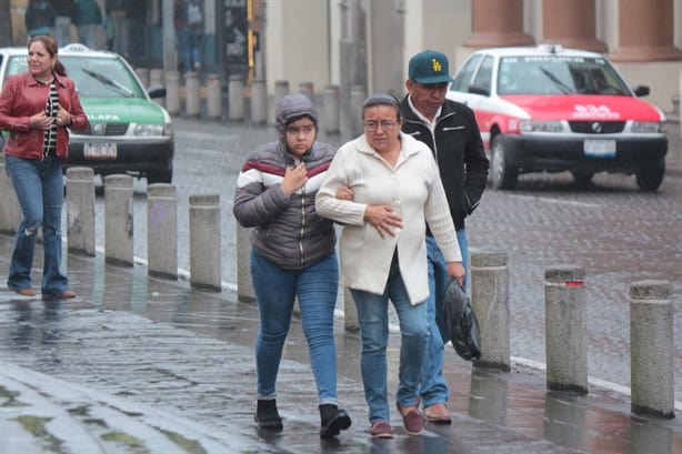 Se prevén lluvias intensas y heladas en Veracruz por nuevo frente frío