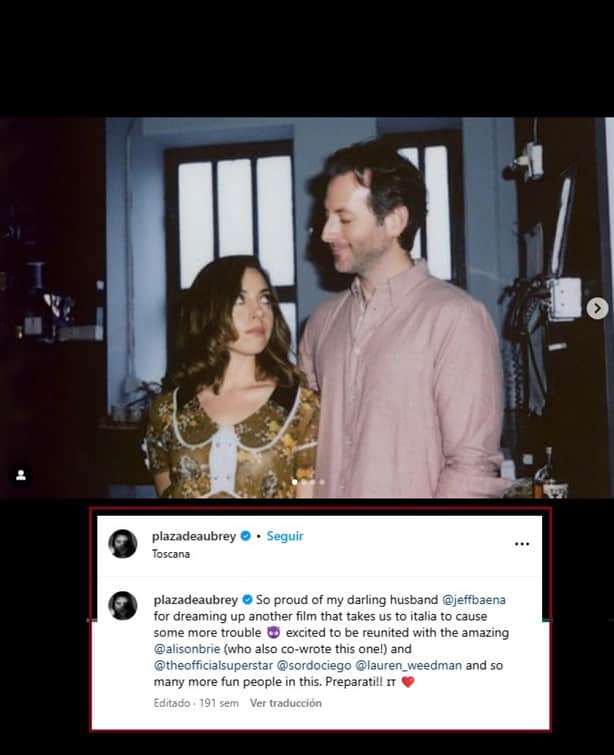 Jeff Baena: lo que sabemos de la muerte del esposo de Aubrey Plaza