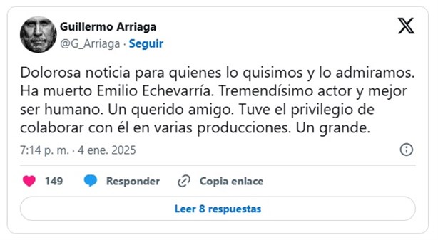 Emilio Echevarría: muere El Chivo de Amores Perros a los 81 años