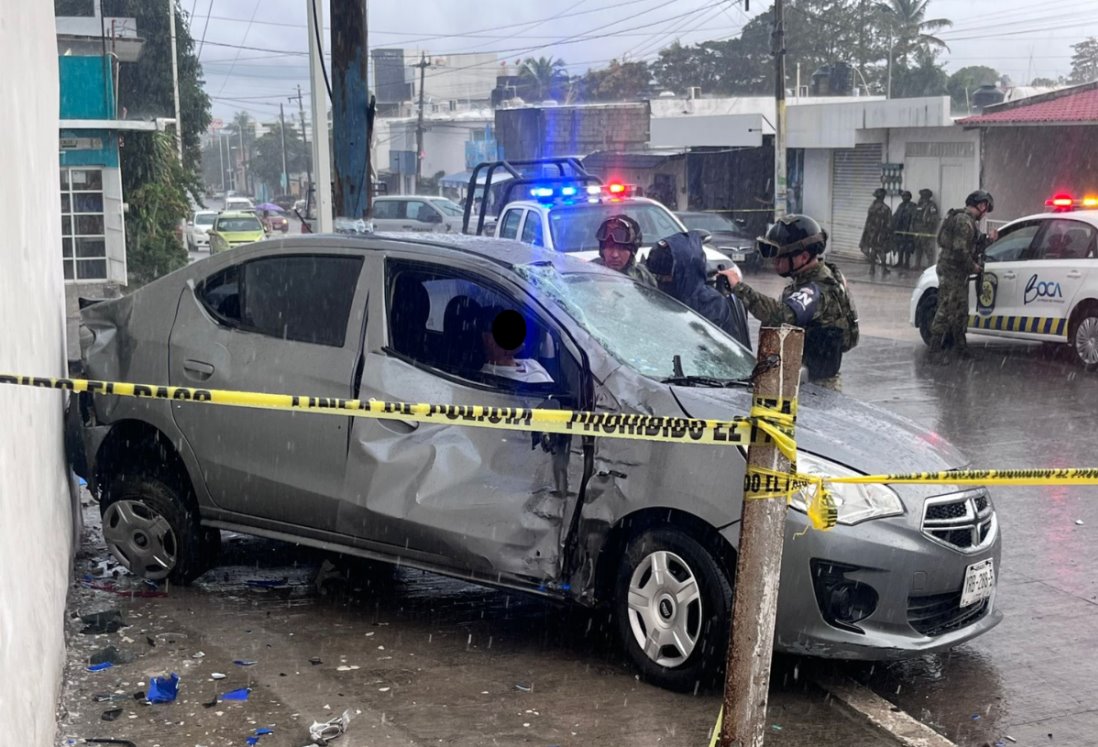 Detienen a conductor que atropelló y mató a motociclista en Boca del Río