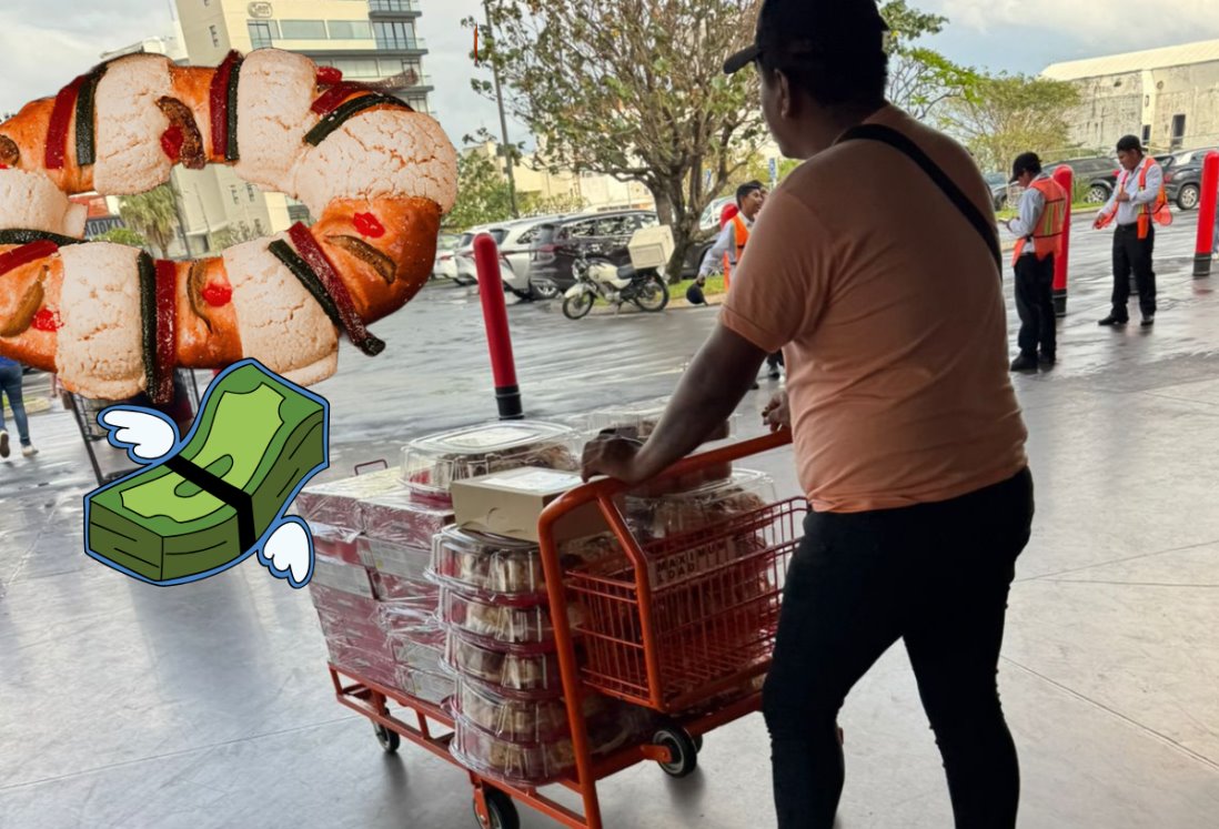 Inicia la reventa de roscas de reyes de Costco de Boca del Río