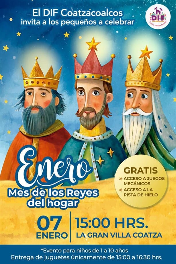 Festival de Reyes Magos en Coatzacoalcos: ¿cuándo, dónde y a que hora?