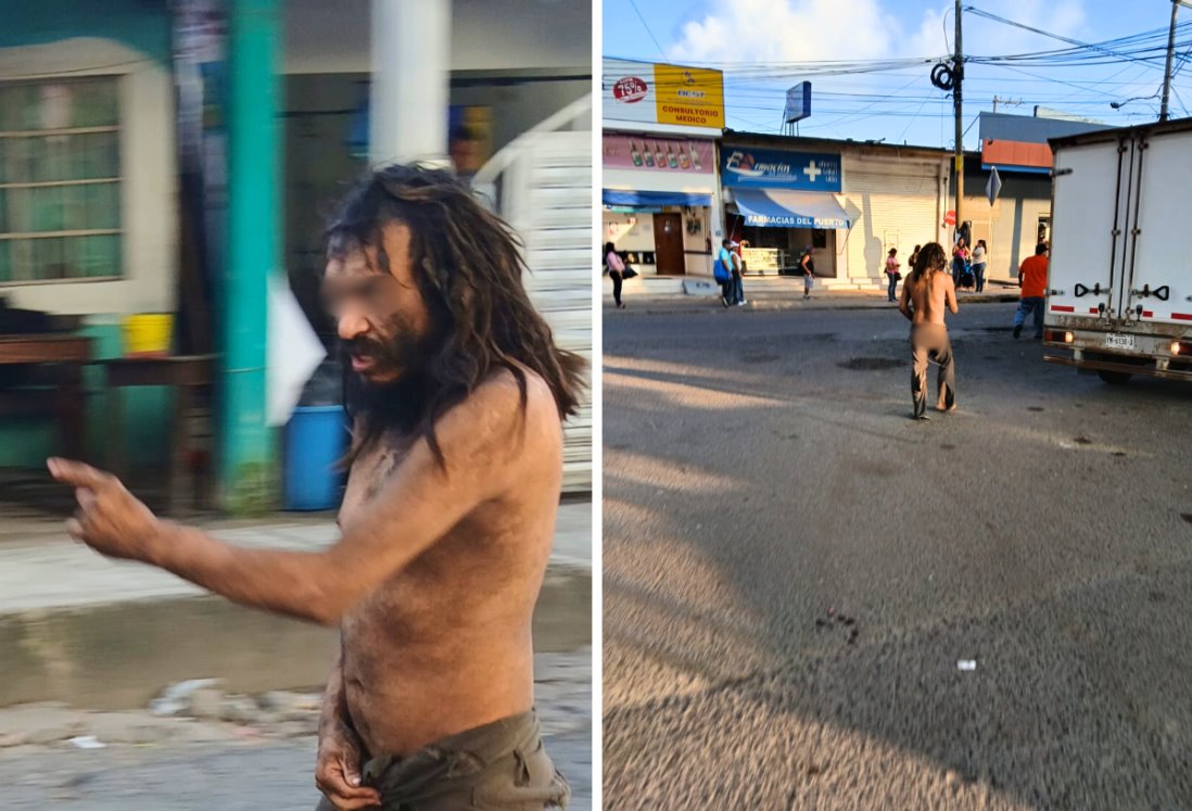 Urgen atención para indigente con problemas mentales en Paso del Toro