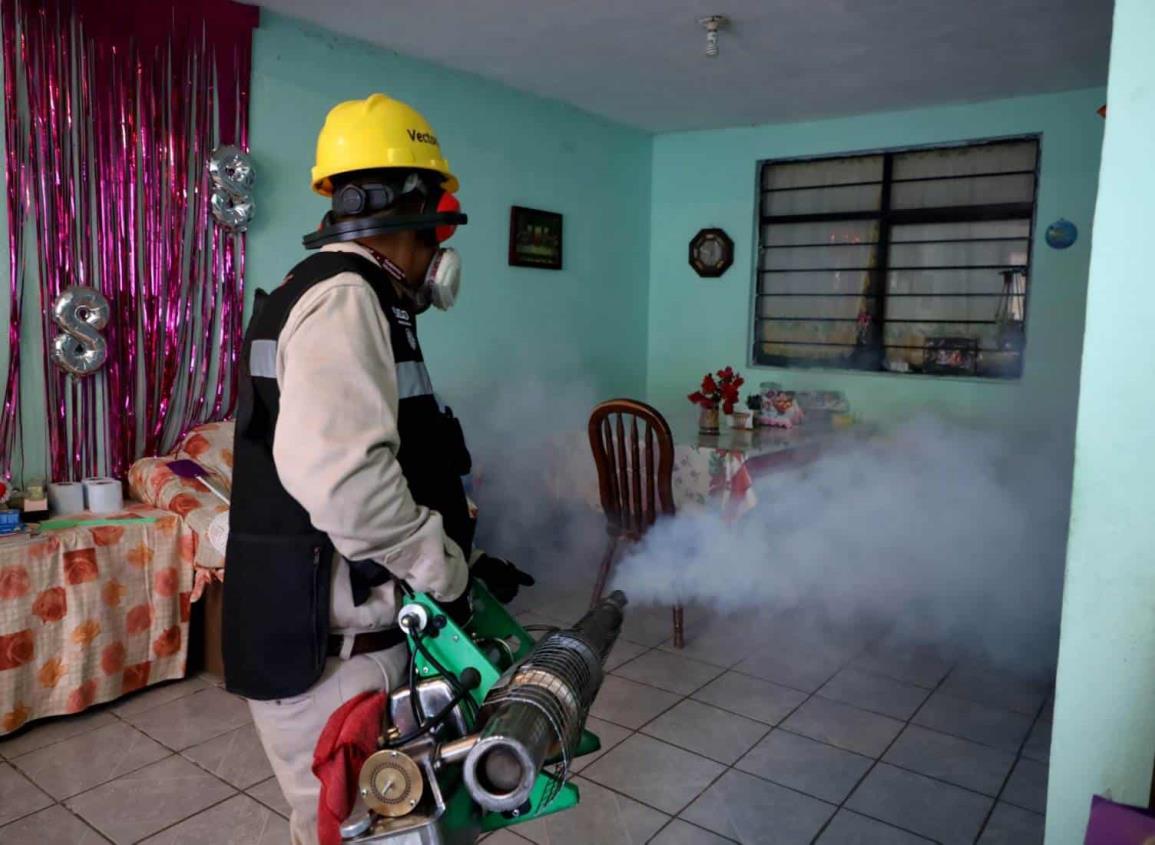 Inicia campaña de fumigación contra el dengue en colonias de Agua Dulce