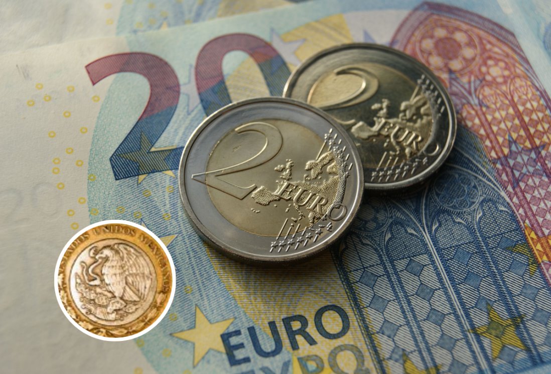 Euro frente al peso mexicano HOY 06 de enero de 2025