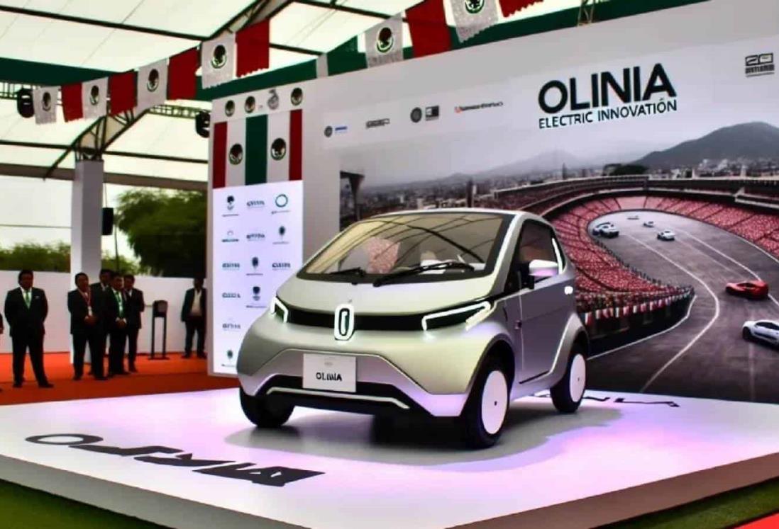 Exhiben proyecto para generar nuevo auto eléctrico "Olinia" 100% mexicano