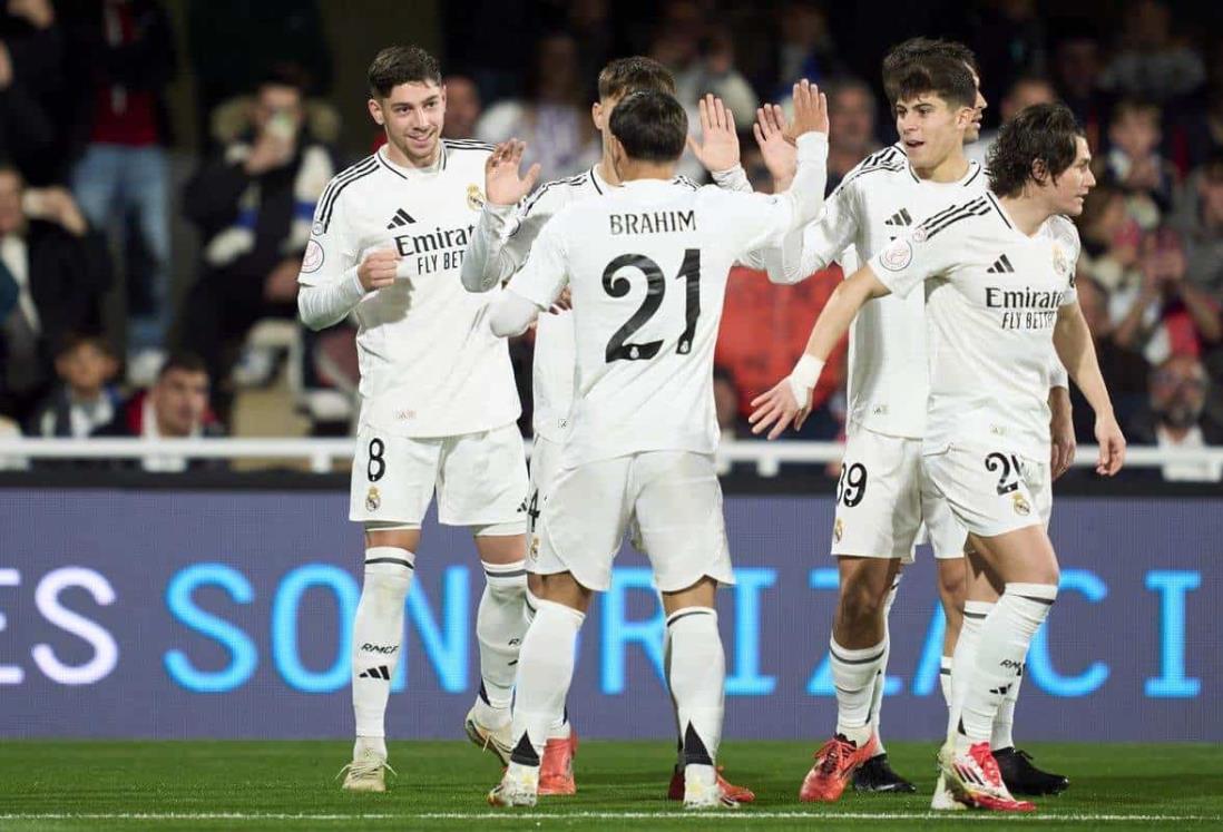 Tiene Real Madrid día de campo en Copa del Rey