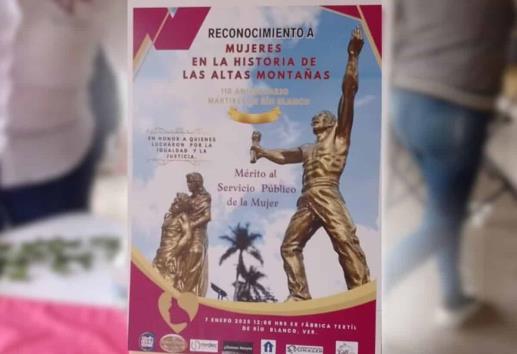 Reconocerán a mujeres destacadas en la región de las Altas Montañas
