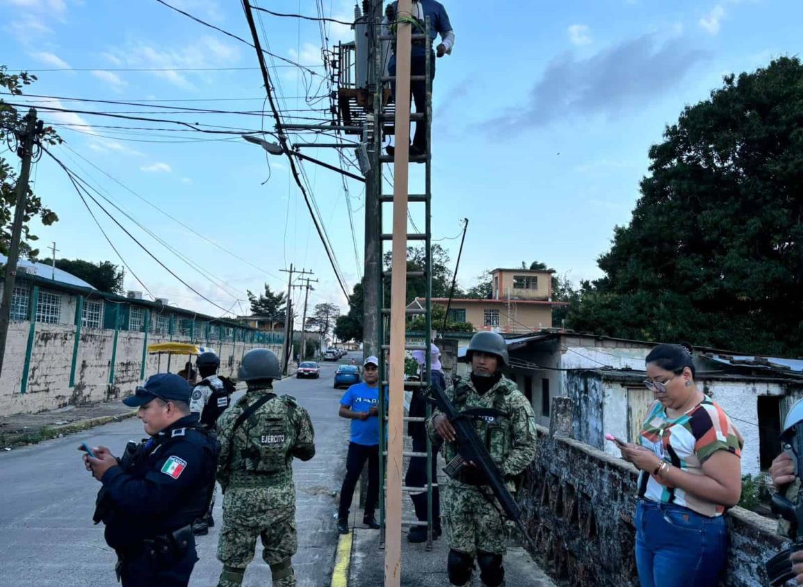 ¡Ahora en Minatitlán! Ejército Mexicano retira cámaras de seguridad ilegales durante operativo