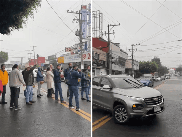 Largas filas en módulo de licencias en Xalapa; cierran avenida 20 de Noviembre (+Video)