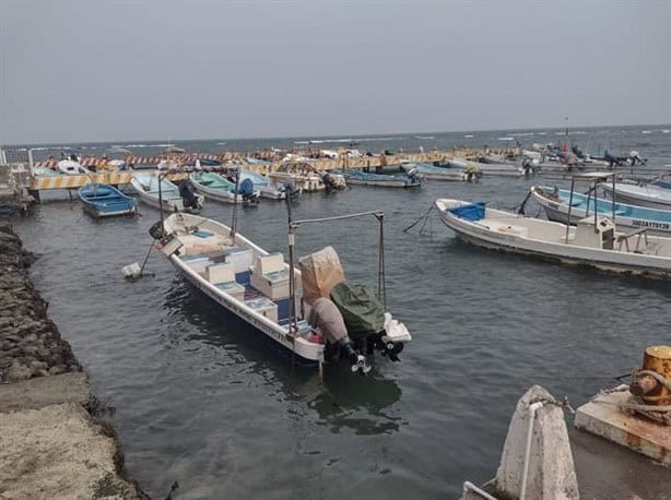 De esta forma afecta a los pescadores que el norte en Veracruz dure varios días