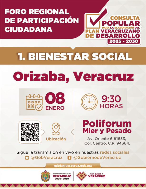 Organizan Foro de Participación Ciudadana en Orizaba: Así puedes participar