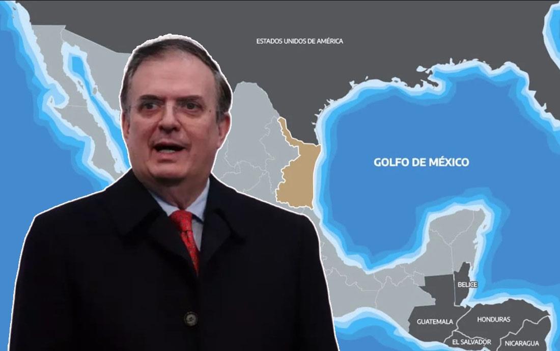 El Golfo de México se va a seguir llamando el Golfo de México, responde Marcelo Ebrard a Trump