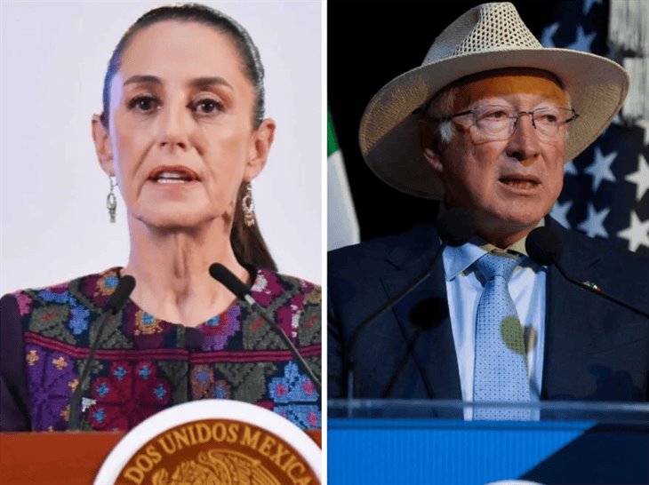 Hubo desencuentros con Ken Salazar, embajador de Estados Unidos en México, reconoce Sheinbaum