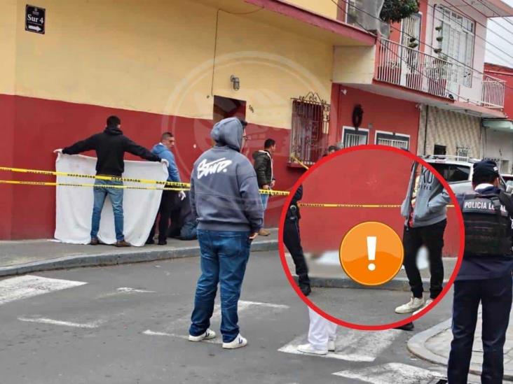 ¡Lo sorprendió la muerte! Sufre fatal caída en calles de Orizaba