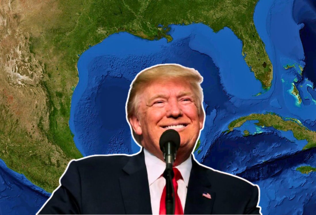 Donald Trump propone renombrar el Golfo de México como Golfo de América