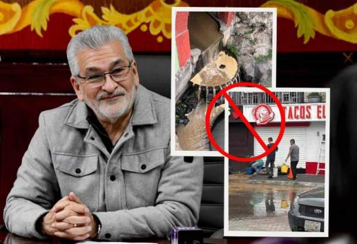 Una buena; clausura Ayuntamiento de Xalapa taquería por contaminación en Los Lagos