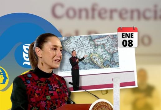 Lo mejor de la conferencia mañanera de Claudia Sheinbaum hoy 8 de enero 