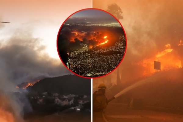 Devastadores incendios en California; miles de personas y famosos evacúan de sus hogares