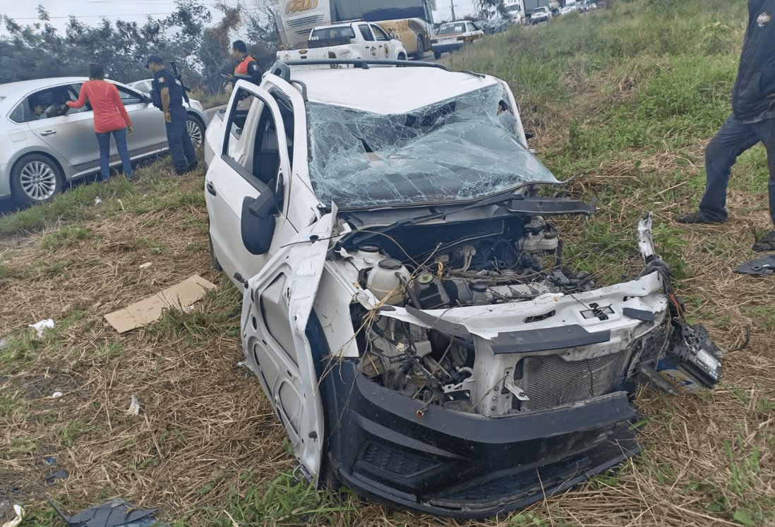 Accidente en carretera Tierra Blanca-Tres Valles deja un herido