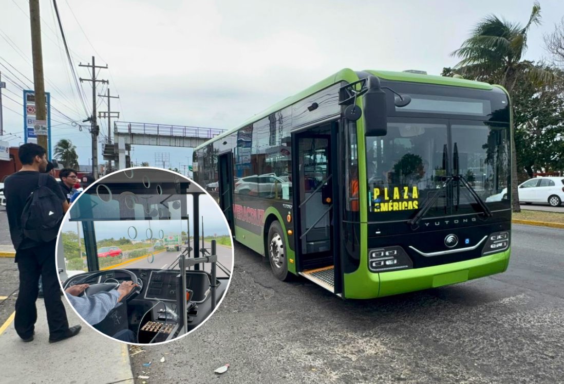 ¿Cuál es el beneficio de los autobuses híbridos de Veracruz para el medio ambiente?