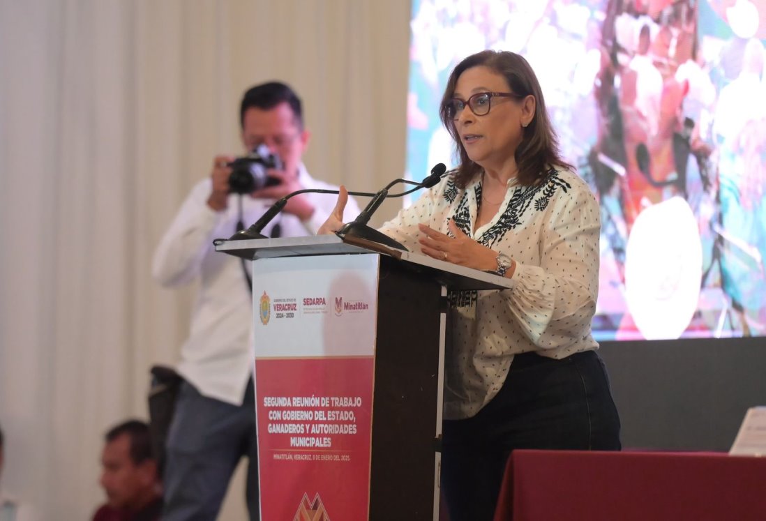 Rocío Nahle impulsa certificación ganadera en Veracruz para elevar estándares sanitarios