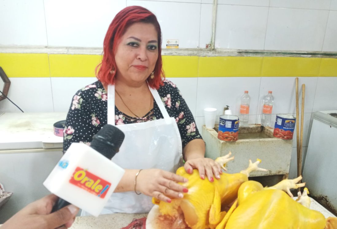 Precio del pollo en Veracruz se mantiene estable pese a la cuesta de enero