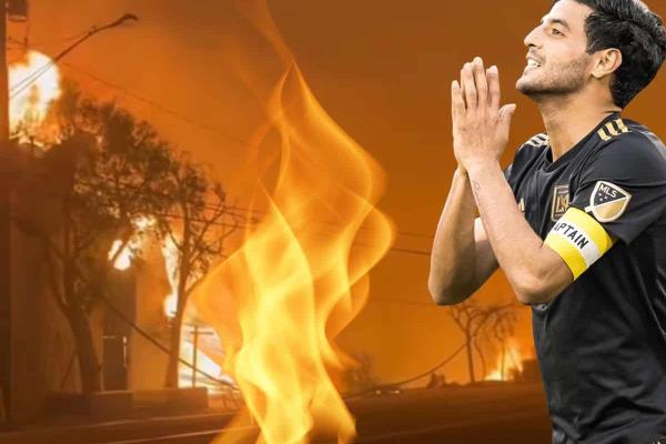 Carlos Vela pierde su hogar en los incendios de California
