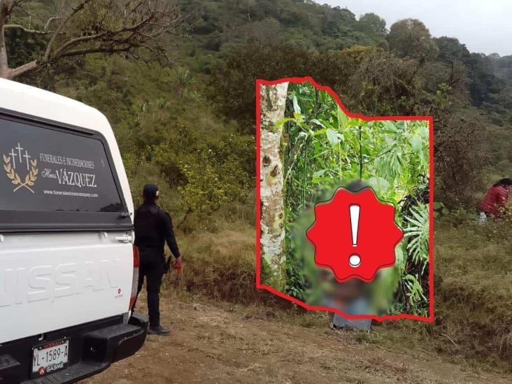 Hallan cuerpo colgando de un árbol en un cerro de Atzacan