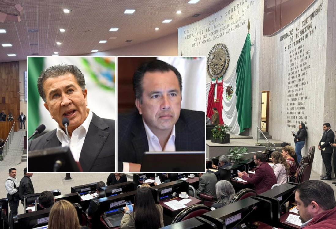 Diputados de Morena revientan sesión en Congreso de Veracruz para defender a Cuitláhuac García