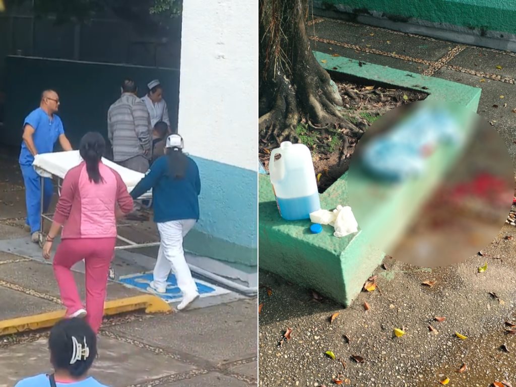 Mujer da a luz afuera de Clínica del IMSS Coplamar en Jáltipan | VIDEO