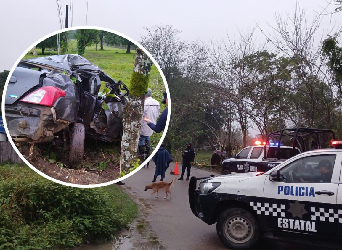 Pareja sufre volcadura en Uxpanapa; muere joven licenciada  