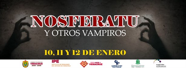 ¡Fin vampiresco! Llega Nosferatumanía a Foro Cultural Carmela Rey, en Xalapa