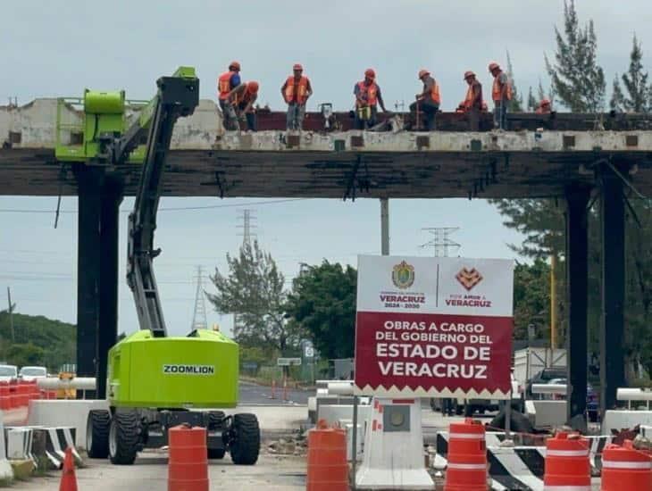 Este avance lleva el retiro de la caseta del Puente Coatzacoalcos I