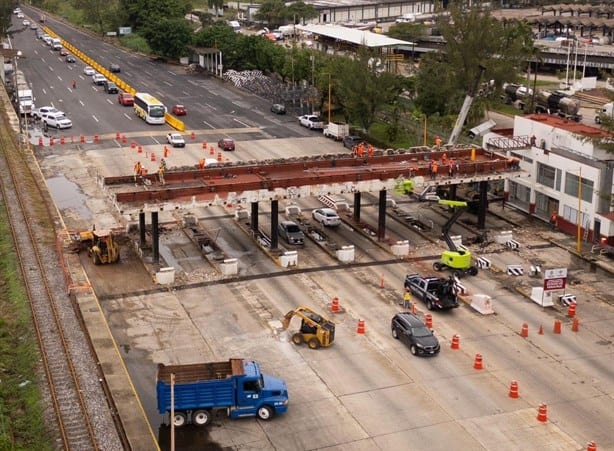 Este avance lleva el retiro de la caseta del Puente Coatzacoalcos I