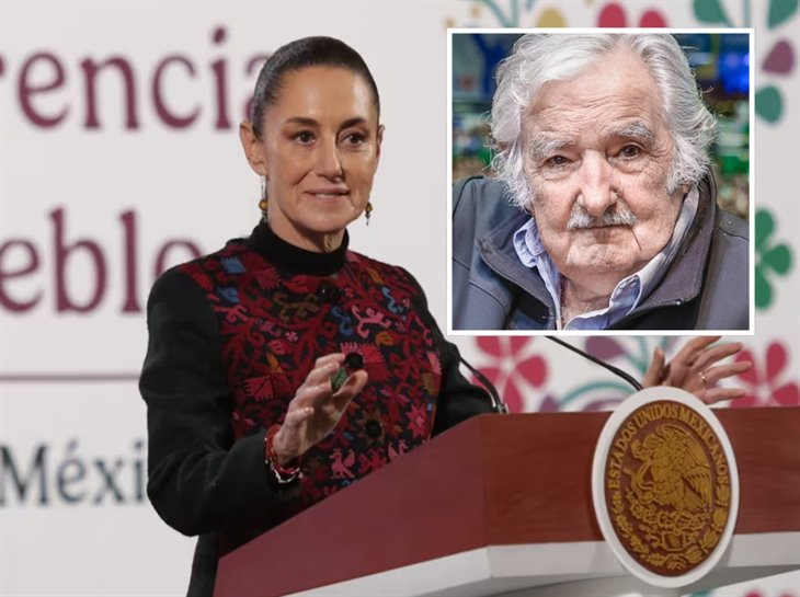 Claudia Sheinbaum envía mensaje de agradecimiento a Pepe Mujica, expresidente de Uruguay